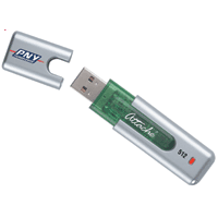 Attache Flash Drive, 512MB, USB 2.0