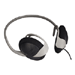 Stereo Backphones, 4' Cord, Gray/Black