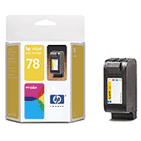 78 TriColor Inkjet Cartridge for Select HP Printers