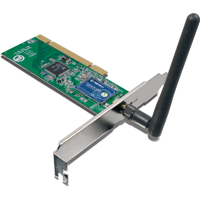 54Mbps Wireless PCI Adapter, 802.11g, b