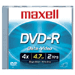 8x DVD-R General Purpose Media, 120 Minute / 4.7GB, Jewel Case, 5 Pack