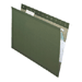 Hanging Folder, Letter, 1/5 Tab Cut, 25/BX, Green