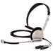 Single-Sided Headphone with Electret, Noise Cancellation Microphone