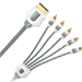 GameLink GLX360 CVA-10 Component Video / Audio Cable, Xbox AV connector (M) to RCA (M), 10 ft, Double Shielded