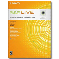 Xbox Live Vision Gold Pack