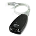 Keyspan High Speed USB Serial Adapter, Black\Clear, USB Type A Male to DB9 pin RS-232 Male