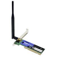 Wireless-G PCI Adapter, 802.11g, b