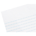 Composition Paper, 3/8" Rule, Unpunched, 8-1/2"x11", White