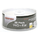 2.4x DVD+RW Media, 120 Minute / 4.7GB, 25 Pack