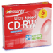 24x Ultra Speed CD-RW Media, 80 Minute / 700MB, with Jewel Cases, 5 Pack