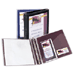 Flexi-View Binder, 1" Capacity, Letter, 11"x8-1/2", Black