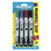 Everbold Flip Chart Marker Set, Chisel Point, BK/RD/BE/GN