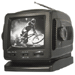 5-inch Black & White TV With AM/FM Radio