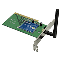 108Mbps Wireless PCI Adapter, 802.11g, b