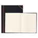 Record Book W/Margin, 300 Pages, 10-3/8"x8-3/8", Black